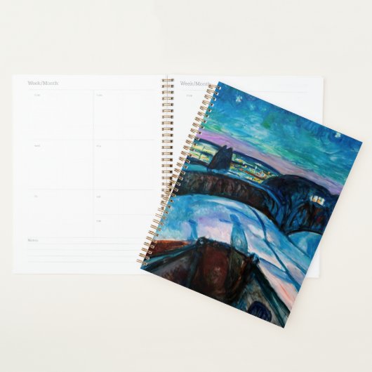 Edvard Munch - Sterrennacht 1922 Planner (Display)