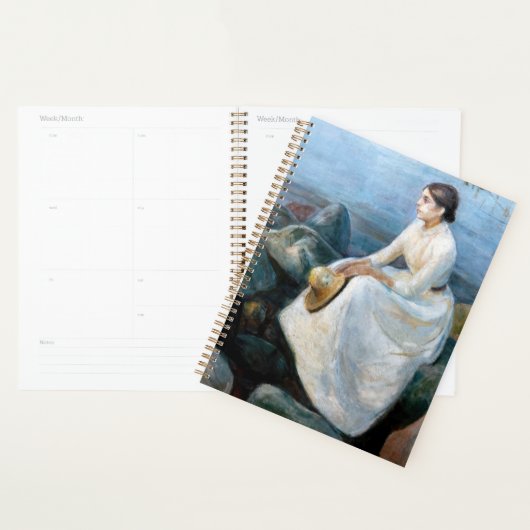 Edvard Munch - Summer Night, Inger on the Beach Planner (Display)