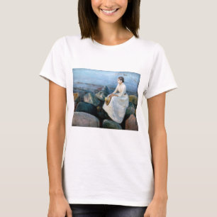 Edvard Munch - Summer Night, Inger on the Beach T-shirt