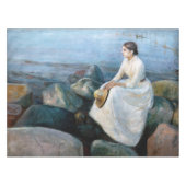 Edvard Munch - Summer Night, Inger on the Beach Tafelkleed (Voorkant (Horizontaal))