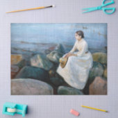 Edvard Munch - Summer Night, Inger on the Beach Tissuepapier (Craft)
