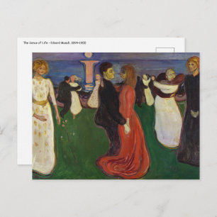 Edvard Munch - The Dance of Life Briefkaart