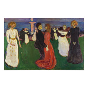 Edvard Munch - The Dance of Life Foto Afdruk