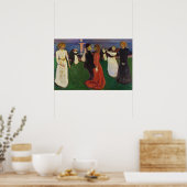 Edvard Munch - The Dance of Life Poster (Keuken)