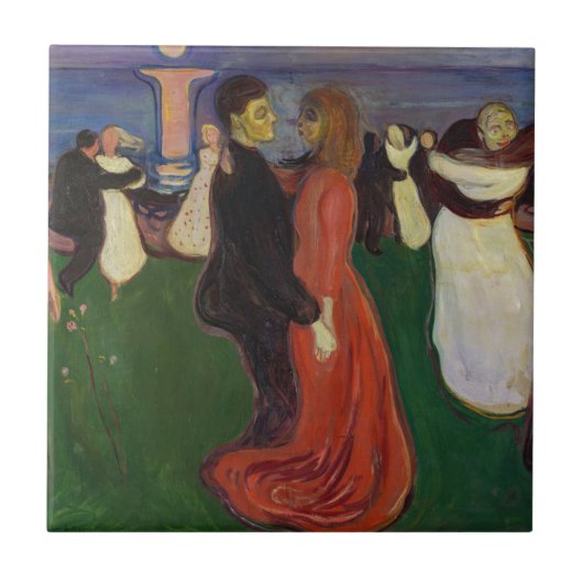 Edvard Munch - The Dance of Life Tegeltje (Voorkant)