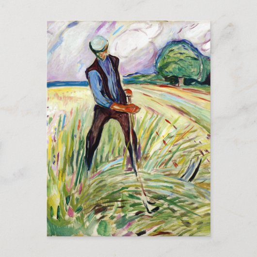 Edvard Munch The Haymaker Briefkaart (Voorkant)