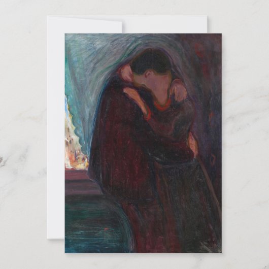 Edvard Munch - The Kiss Bedankkaart (Voorkant)