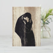 Edvard Munch - The Kiss IV Bedankkaart (Staand voorkant)