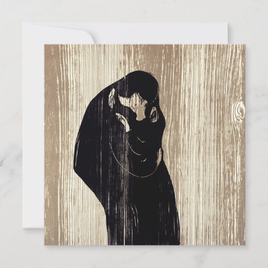 Edvard Munch - The Kiss IV Kaart (Voorkant)