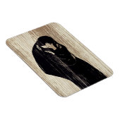 Edvard Munch - The Kiss IV Magneet (Rechterzijde)