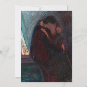 Edvard Munch - The Kiss Kaart
