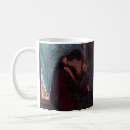 Edvard Munch - The Kiss Koffiemok (Links)