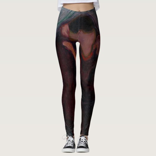 Edvard Munch - The Kiss Leggings (Voorkant)