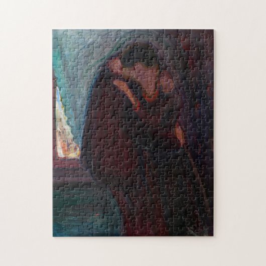 Edvard Munch - The Kiss Legpuzzel (Verticaal)