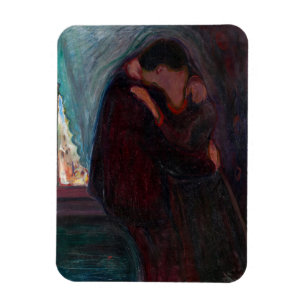 Edvard Munch - The Kiss Magneet