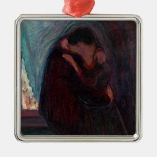 Edvard Munch - The Kiss Metalen Ornament