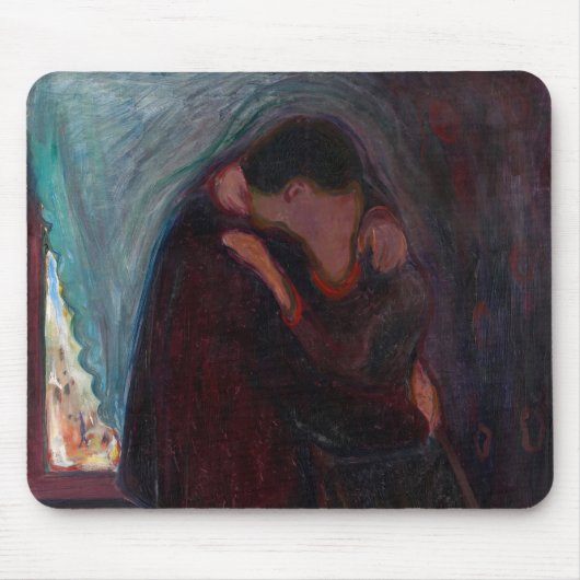 Edvard Munch - The Kiss Muismat (Voorkant)