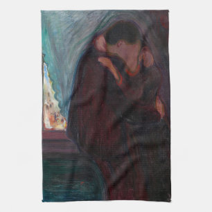 Edvard Munch - The Kiss Theedoek
