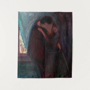 Edvard Munch - The Kiss Wandkleed