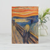 Edvard Munch - The Scream 1893 Bedankkaart (Staand voorkant)