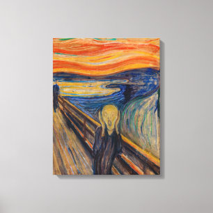 Edvard Munch - The Scream 1893 Canvas Afdruk