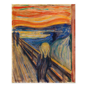 Edvard Munch - The Scream 1893 Foto Afdruk