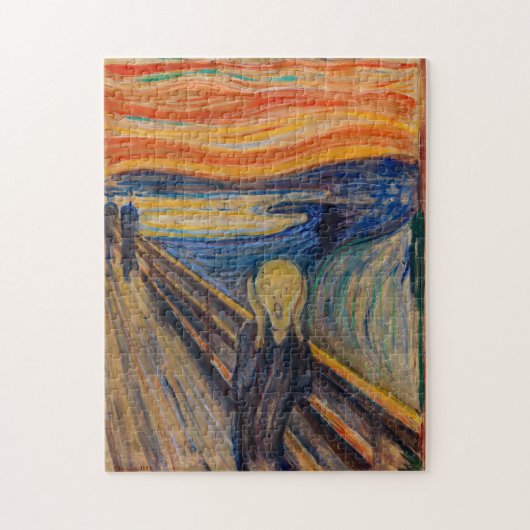 Edvard Munch - The Scream 1893 Legpuzzel (Verticaal)