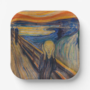 Edvard Munch - The Scream 1893 Papieren Bordje