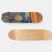 Edvard Munch - The Scream 1893 Skateboard (Horizontaal)