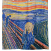 Edvard Munch - The Scream 1895 Douchegordijn (Voorkant)