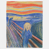 Edvard Munch - The Scream 1895 Fleece Deken (Voorkant)
