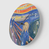 Edvard Munch - The Scream 1895 Grote Klok (Hoek)