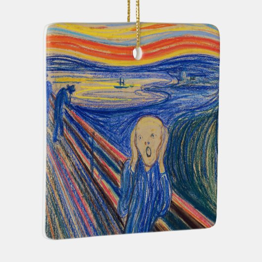 Edvard Munch - The Scream 1895 Keramisch Ornament (Rechts)