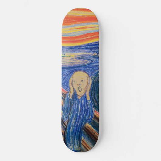 Edvard Munch - The Scream 1895 Skateboard (Voorkant)
