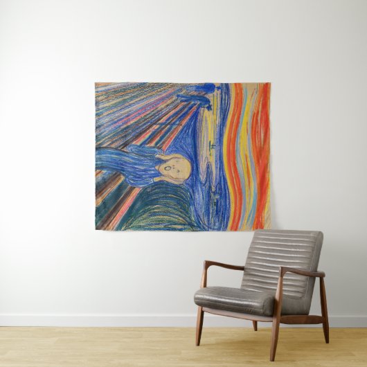 Edvard Munch - The Scream 1895 Wandkleed (In Situ (horizontaal))