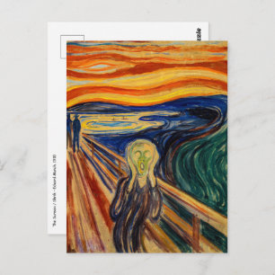 Edvard Munch - The Scream 1910 Briefkaart