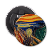 Edvard Munch - The Scream 1910 Button Flesopener (Voorkant)
