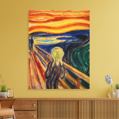 Edvard Munch - The Scream 1910 Canvas Afdruk (Insitu (Woonkamer))