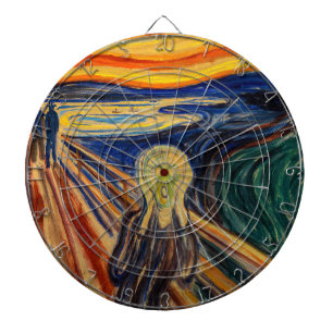 Edvard Munch - The Scream 1910 Dartbord