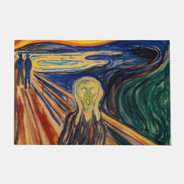 Edvard Munch - The Scream 1910 Deurmat (Voorkant)