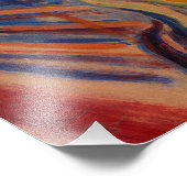 Edvard Munch The Scream 1910 Foto Afdruk (Hoek)