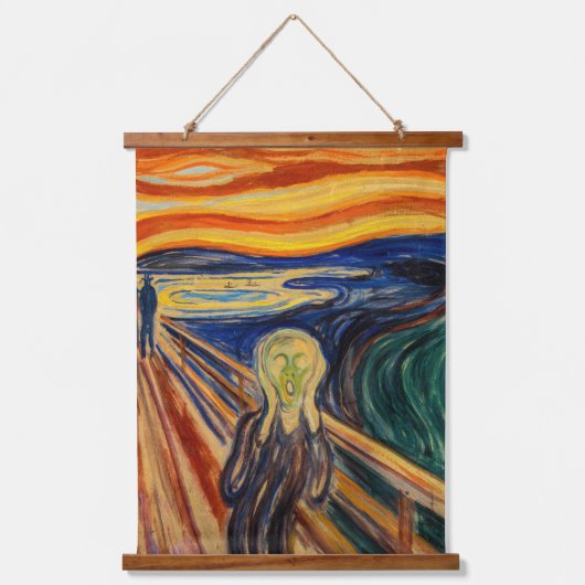 Edvard Munch - The Scream 1910 Hangend Wandkleed (Voorkant)