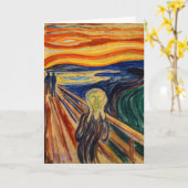 Edvard Munch - The Scream 1910 Kaart (Gele Bloem)