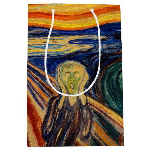Edvard Munch - The Scream 1910 Medium Cadeauzakje (Voorkant)