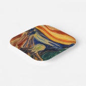 Edvard Munch - The Scream 1910 Papieren Bordje (Gebogen)