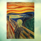 Edvard Munch - The Scream 1910 Raamsticker (Vel 3)