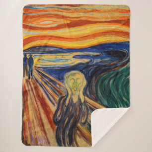 Edvard Munch - The Scream 1910 Sherpa Deken