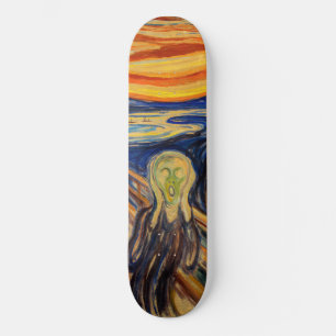 Edvard Munch - The Scream 1910 Skateboard