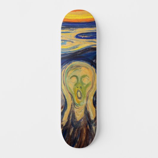 Edvard Munch - The Scream 1910 Skateboard (Voorkant)
