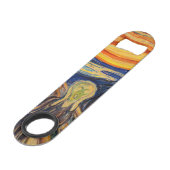 Edvard Munch - The Scream 1910 Speed Flessenopener (Voorkant Gekanteld)